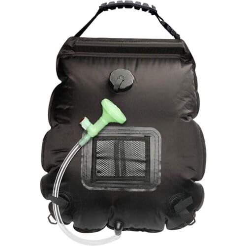 Camping Shower Bag Solar Shower Bag Removable Hose on/Off Switchable Shower Head Shower Water Bag Camping Bathing Bags