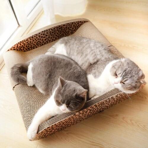 Pet Cat Scratching Toy Board Claw Grinder Scratcher Corrugated Paper Supplies Wear-Resistant Scratcher Cats Accessories Toys