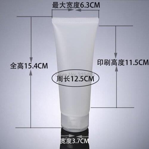 Cosmetics Bottle Beauty Packaging Container Empty Travel Make Up Accessories Facial Cleanser Soft Tube Hand Cream Storage 100ml
