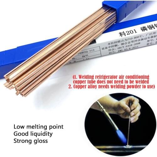 5/10/20Pcs 1.0mm/2.0mm*500mm Brass Welding Rod Welding Wire Bronze Electrode Soldering Rod No Need Solder Powder Welding Rod New