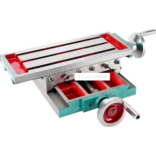 SZ3517 Upgraded Cross Slide Table High-precision Cross Slide Drill Slide Table For Drilling Milling Machine 450*170 (With Ruler)