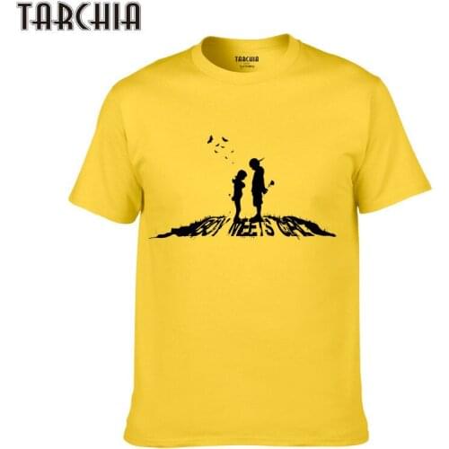 TARCHIA 2021 Mens T Shirt Plus New Casual Tshirt T-Shirts Fit Crew Neck T-shirt Boy Need Girl Short Sleeve Arrive Shirt Tee Tops
