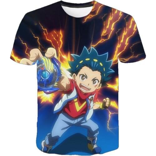 New 3D Anime Kids T-Shirt Print Girls Funny Clothes Boys Costume Children 2021 Summer Tops Cartoon Kids Clothes Baby Tshirts