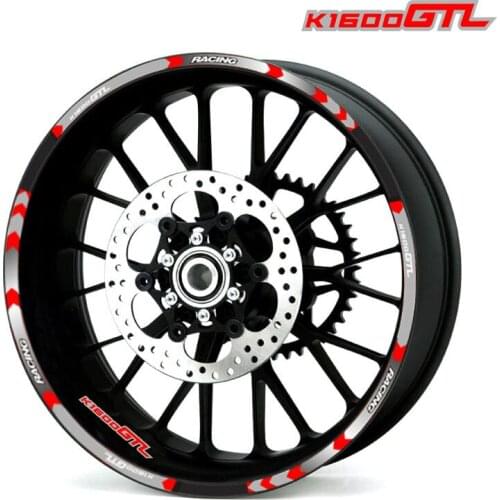 New motorcycle wheel stickers stripe reflective waterproof decorative tire sticker decals suitable for BMW K1600GTL K1600 GTL