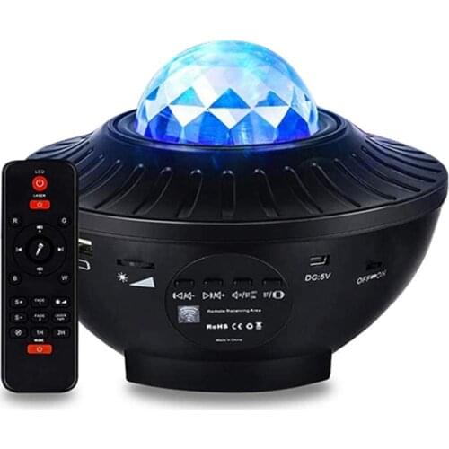 New Star Projector - Galaxy Ceiling Light - Baby Night Lamp with Bluetooth - ChildrenS Night Light with Remote Control