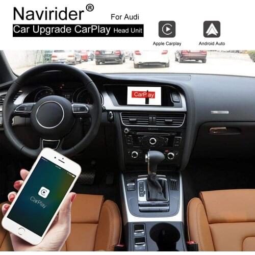 Car Upgrade Audio Video System Airplay Wireless Carplay Andriod Auto For AUDI A5 A4 S5 Q5 2016-2018 GPS Map interface Black