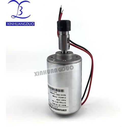 Spindle 200w motor air-cooling cnc spindle dc motor CNC Engraving Machine ER11 ER16 3.175mm collets machine tool