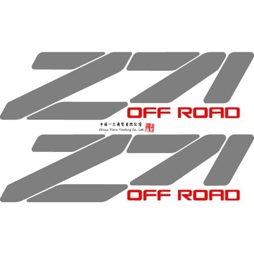 Pechincha Stickers For Z71 Fits Chevrolet Gmc Truck 4x4 Off Road Set Decal Sticker Chevy Aftermarket