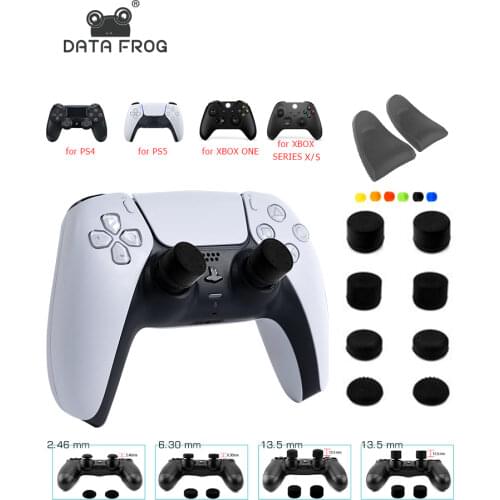 DATA FROG 8Pcs Anti-Slip Rubber Silicone Cap For PS5 Silicone Thumbstick Joystick Grip Caps For PS4/Xbox Series X/S Accessories