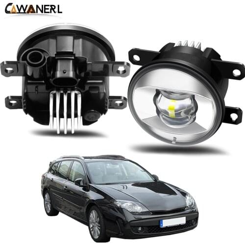 Fog Light Assembly For Renault Laguna 3/III Grandtour 2007-2012 Car 30W 8000LM LED Lens Fog Lamp Daytime Running Light H11 12V
