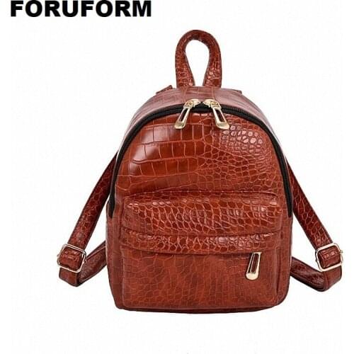 PU Leather Backpack Women Multifunction Shoulder Bookbags School Bags For Teenage Girls Outdoors Travel Fashion Backpack ZH-268