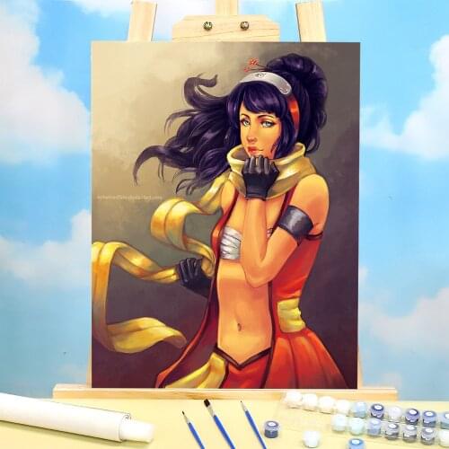 Cartoon Girl Woman DIY Painting By Numbers Kit Oil Paints 40*50 Boards By Numbers Home Decor For Children Handiwork Art