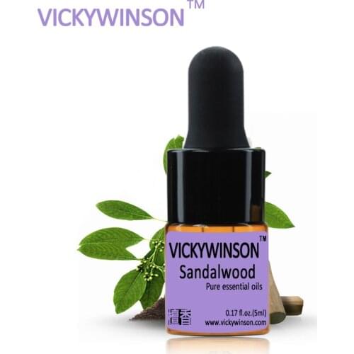 Sandalwood essential oil 5ml 100% Natural Sandalwood Pure Oils Face Moisturizer Dry Aging aromatherapy diffusers