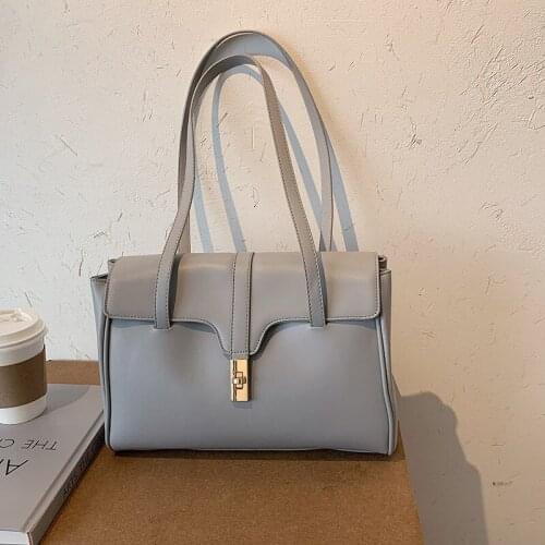 Bags Women 2020 New Fashion Trendy One-shoulder Big Bag Pu Leather Fashion Trend Messenger Bag Retro All-match Underarm Bag