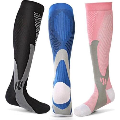 Outdoor Althetic Compression Socks Bike Cycling Socks Sports Stretch Socks for Breathable Sport Basketball Running Football Sock
