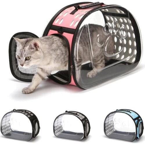 Breathable Pet Carrier Transparent Space Capsule Bags Portable Handbag Travel Outdoor Bag for Cats Small Dogs Pet Supplies