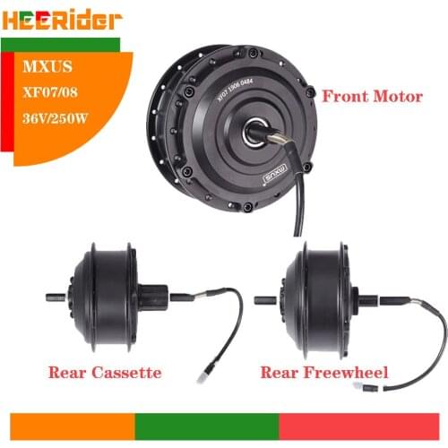 36V 250W High Speed Brushless Gear Hub Motor E-bike Motor Rear Wheel Drive MXUS XF07 XF08 XF08C