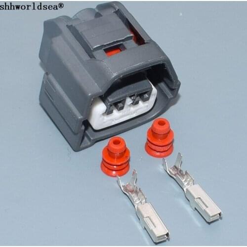 Worldgolden 2pin 2.2mm auto Ignition Coils Connector Plug For Hyundai Elantra J3 Toyota MG 641789-4