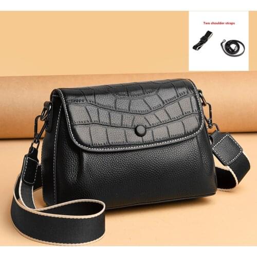 High Quality Genuine Leather Women Shoulder bags Designer Luxury Womens Handbag Womens Bag Luxury Cowhide Female Messenger Bag