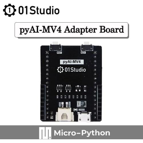 01Studido pyAI-MV4 Adapter Board H7 Cam 3 M7 Compatible with OpenMV4 pyBoard interface pyBase