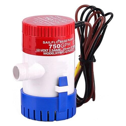 12Volt 24Volt Submersible Bilge Pump 750GPH Automatic Electric Water Pump Float,Electric Pump for Boats Accessories Marin