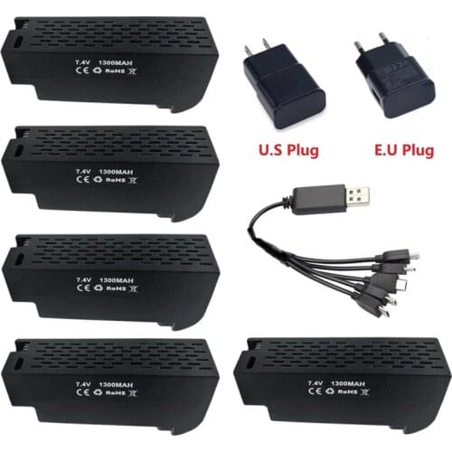 1/2Pcs Original 7.4V 1300mAh Drone Battery for S177 GPS Drone RC Quadcopter spare parts for S177 Drone Lipo Battery