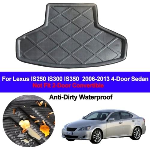 Car Rear Boot Cargo Liner Tray Trunk Luggage Floor Mat Carpets Pad For Lexus IS250 IS350 IS300 2006 - 2009 2010 2011 2012 2013