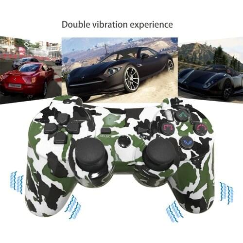 Wireless Double Shock Gamepad For Playstation 3 Remote Sixaxis For PS3 Controller Pubg For Game Controller ps3 Gamepad Manette