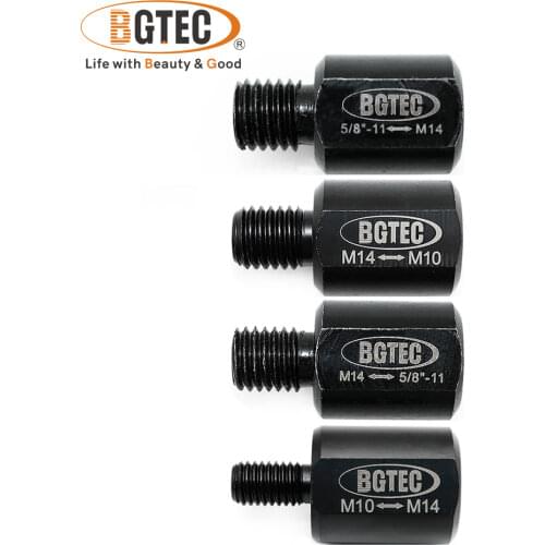 BGTEC 1pc Different Thread Diamond core bits adapter M14 to M10 or M14 to 5/8 or 5/8 to M14 Grinding wheel Connection Converter