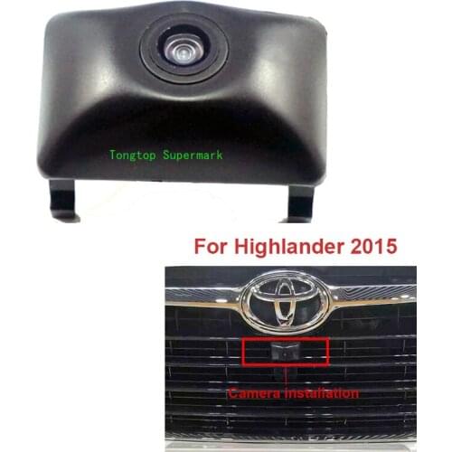 CCD Car Parking Front View CCD Camera For Toyota new Camry Corolla LAND CRUISER highlander Front camera waterproof