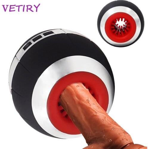 Mouth Masturbation Cup Automatic Blowjob Heating Sucking Male Masturbator Glans Stimulator Penis Delay Trainer Machine Sex Toys