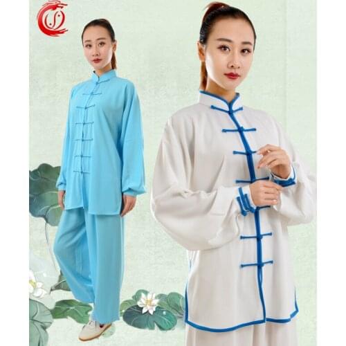Chi Serve Spring And Woman Male Jiajiamian Chinese Quinquagenarian Taiji Clothing A Martial Art Practice Serve Performance Tree