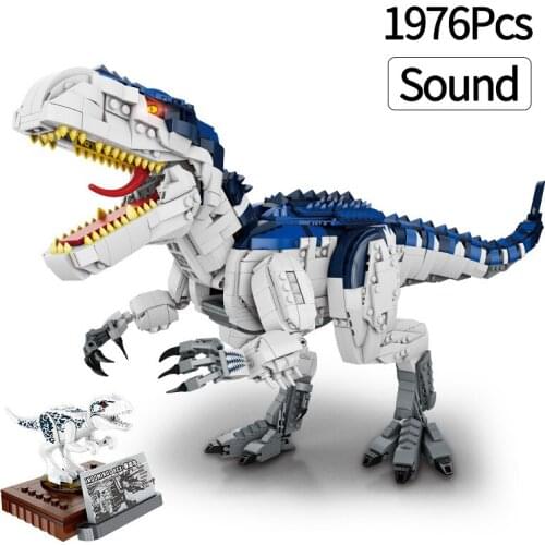 Jurassic Violent King Dinosaur Model Bricks Dragon Building Blocks Toys for Children Boy Kids Gifts 1976Pcs