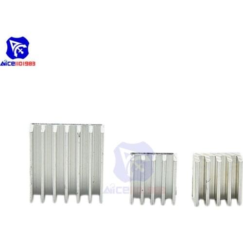 Diymore 3 Size of Heatsink Fans Pure Cooler Adhesive Kit for Raspberry Pi 3 Raspberry Pi 4 Heat Sink