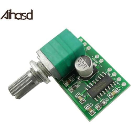 1PCS PAM8403 Mini 5V Power Digital Audio Amplifier Board 2 Channel 3W Volume Control With Switch Potentiometer