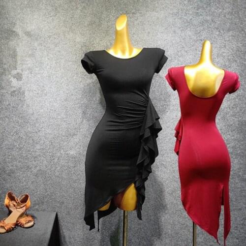 Latin Dance Dress Women Open Back Modal Competition Dresses Samba Dancing Costumes Clothes Adults Performance Wear Female