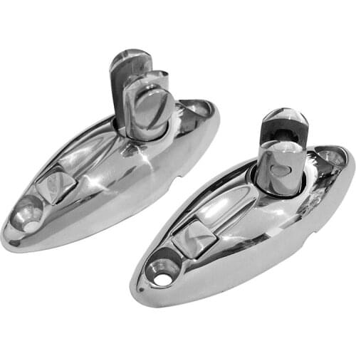 Quick Release Bimini Top Swivel Hinge Deck Side Mount 316 Stainless Steel Top Swivel Hinge Deck Side Mount