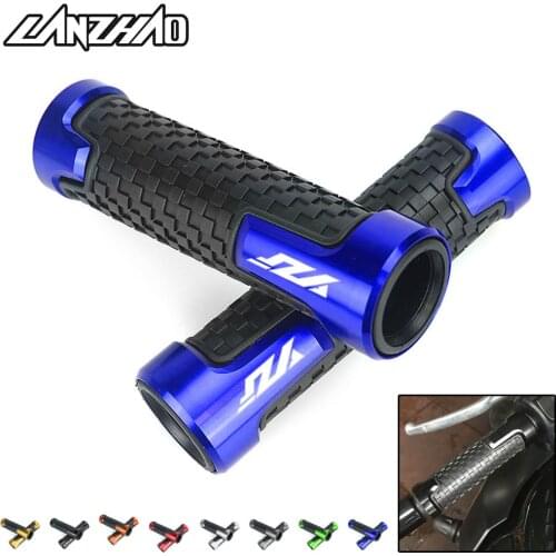 Motorcycle 7/8" 22mm Hand Grips CNC Aluminum Rubber Gel Grip Motorbike Accessories for YAMAHA YZF R1 R25 R3 R6 2017 2018 2019