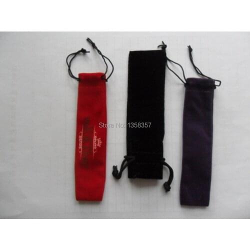 High quality velvet jewelry pouch velvet pouch pen pouch velvet recording pen pouch for chopsticks bag customize wholesale