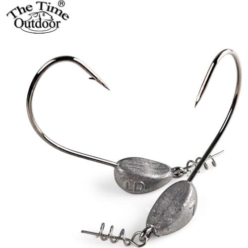 10Pcs Thetime 3.5g5g7g15g21g Jig Tumbler Head Hooks Fishing Hook For Soft Lure Fishing Tackle Fishing Tackle Accessorie For Carp