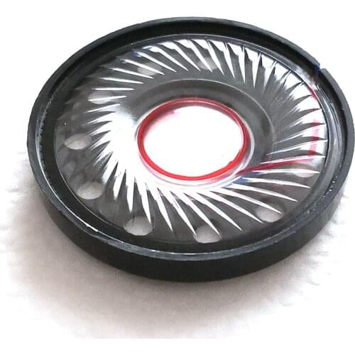 2pcs Classic 50mm Headphone Speaker Unit Full Range 32 ohm CCA Wire Clear Female Vocal DIY Speakers