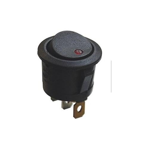 20pcs 12V with LED lights, car lights, modified round fish eye light switch, 220V