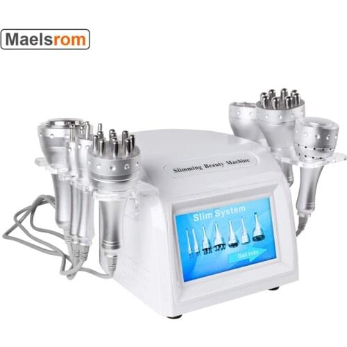 7 in 1 Ultrasonic 40K Cavitation Multipolar RF Frozen Body Shape Machine, Skin Tighten Anti-wrinkle Facial Lifting Massager