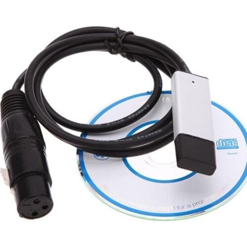 USB to DMX Interface Adapter LED DMX512 Computer PC Stage Light Controller Dimmer