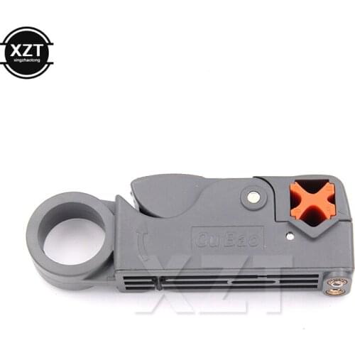 Automatic Double Blades Coaxial Wire Stripper Cable Stripper/Cutter Tool Rotary Coax Stripper for RG59/6/58 Network Tool Hot