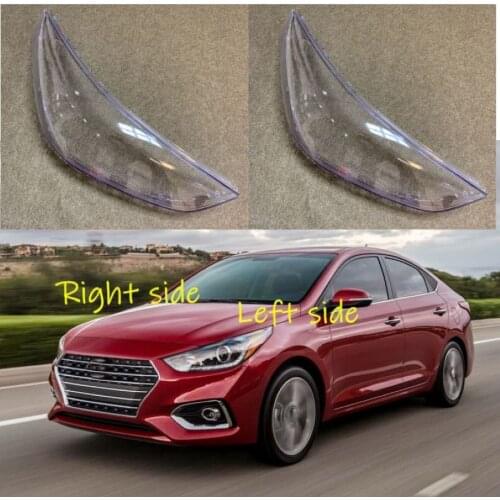 Car Headlamp Lens For Hyundai Accent 2018 Car Headlight cover Headlamp Lens Auto Shell Cover