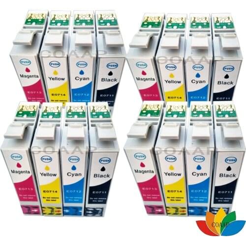 T0711 T0715 ink cartridge for Stylus D78 SX110 SX215 SX218 SX400 SX405 SX405WiFi SX410 SX415 SX510W SX515W DX7400 DX8400 printer