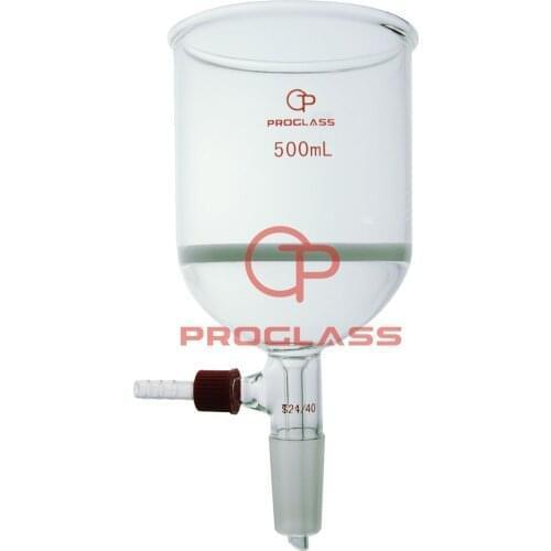 Funnels , Buchner,Removable Vacuum Hose,With Fritted Discs,Pyrex 350mL~1000mL