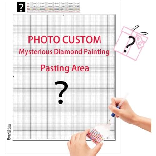 EverShine Photo Custom Diamond Painting Mystery Box Full Square Diamond Embroidery Pictures Of Rhinestones Mosaic Handmade Gift