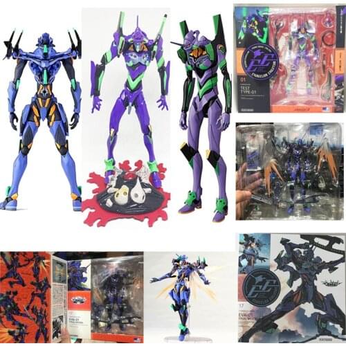 Revoltech Figure TYPE EVA-01 EVA-02 Mafex 080 EVA Figure Revoltech Yamaguchi Action Figures Collection Model Gift Toys